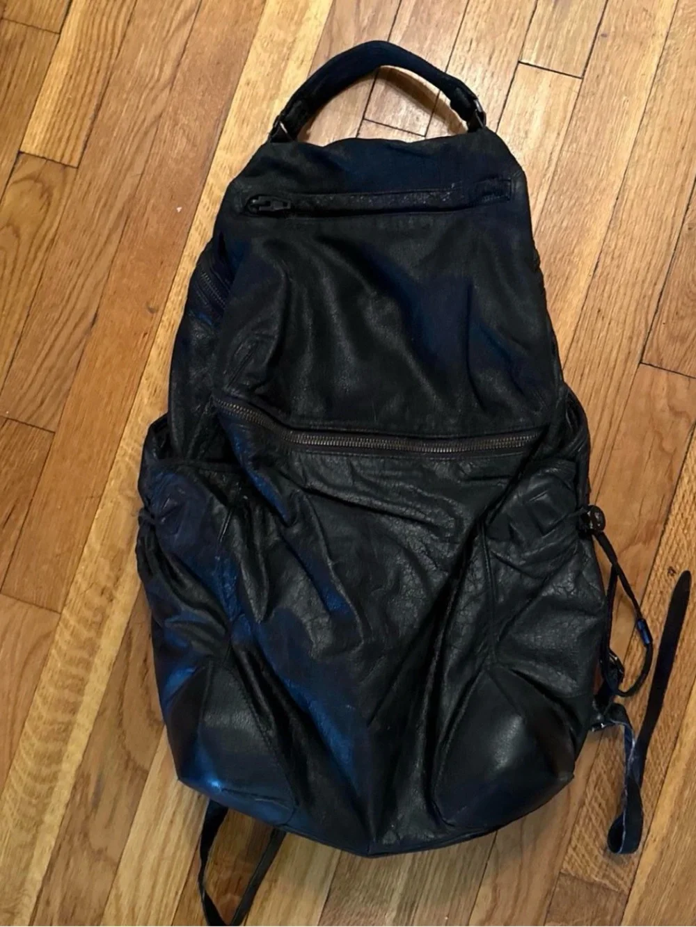 Alexander Wang Men's Black Leather Backpack